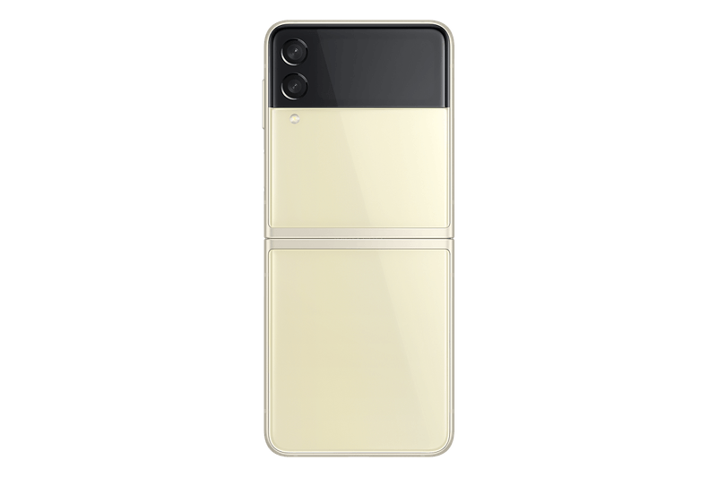 Celular-Galaxy-Z-Flip3-5G-Cream-256-gb-back-open
